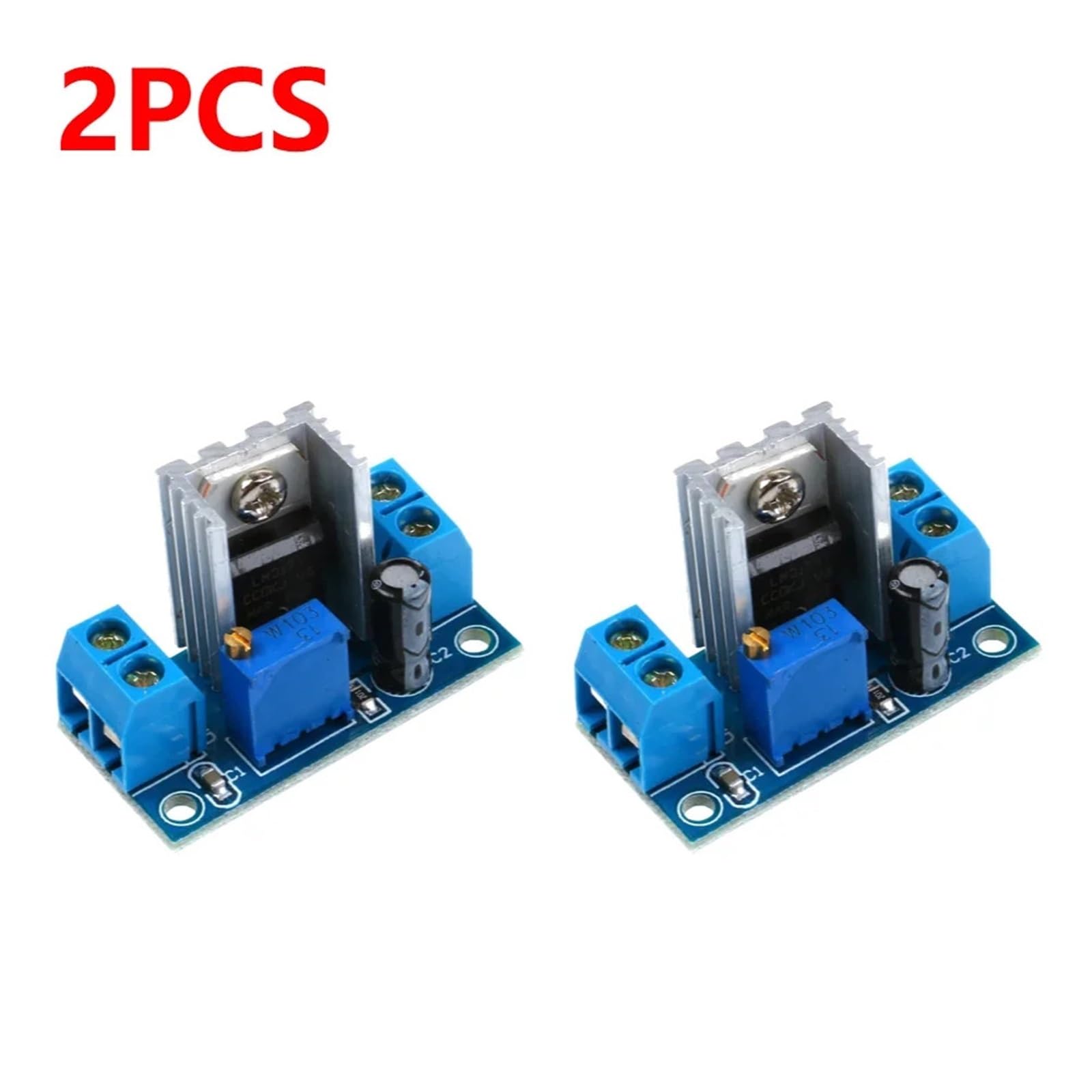 Regulowany regulator napięcia, zasilacz, reduktor napięcia LM317, konwerter DC-DC, wejście 4,5V-40V, regulator liniowy dla MP3, MP4 i PSP. (2 szt.)