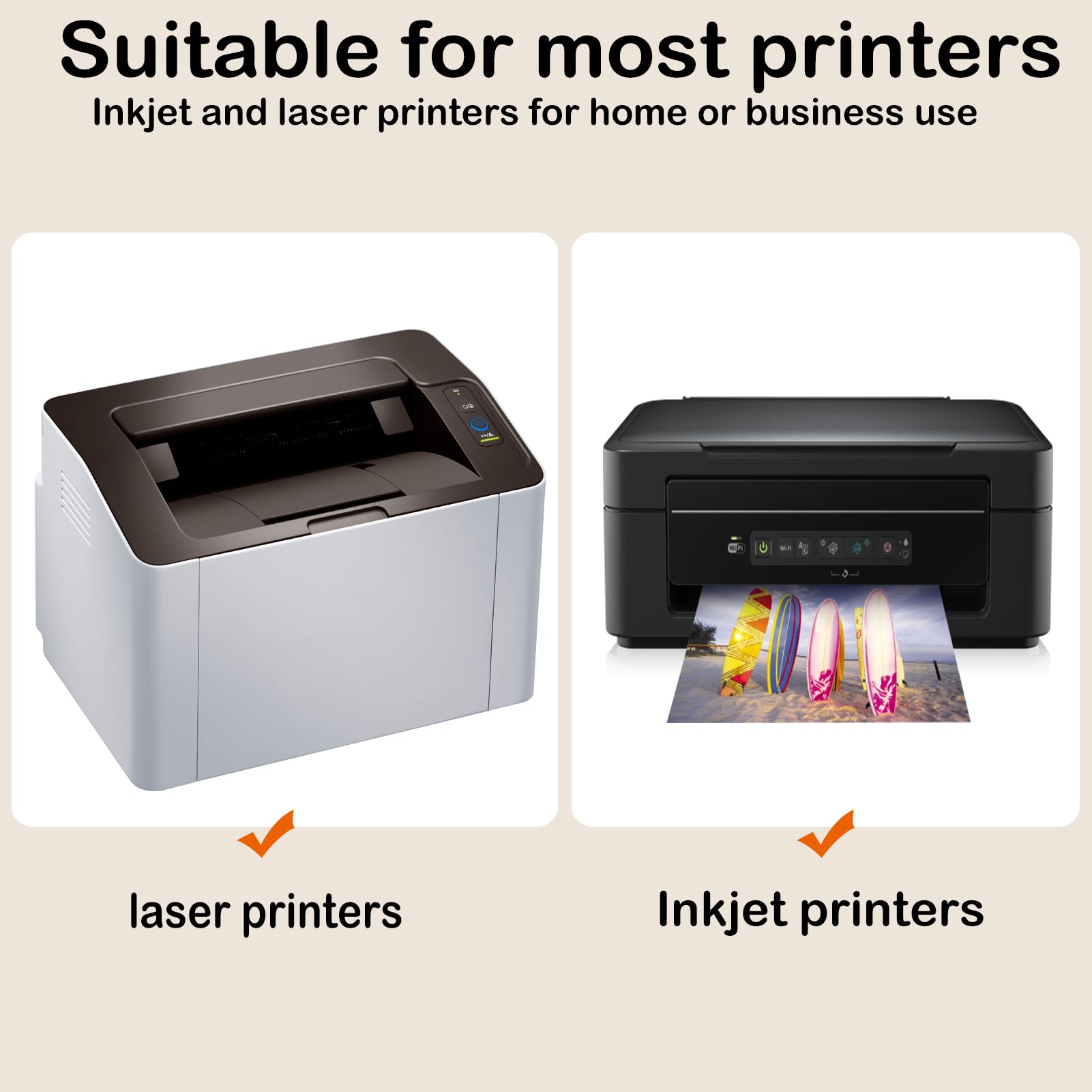 20 vellen bedrukbare plakfolie, transparant, zelfklevende folie om te bedrukken, A4 stickerfolie, printerpapier, sneldrogend, vinyl stickerfolie, zelfklevend voor lasers, inkjetprinters