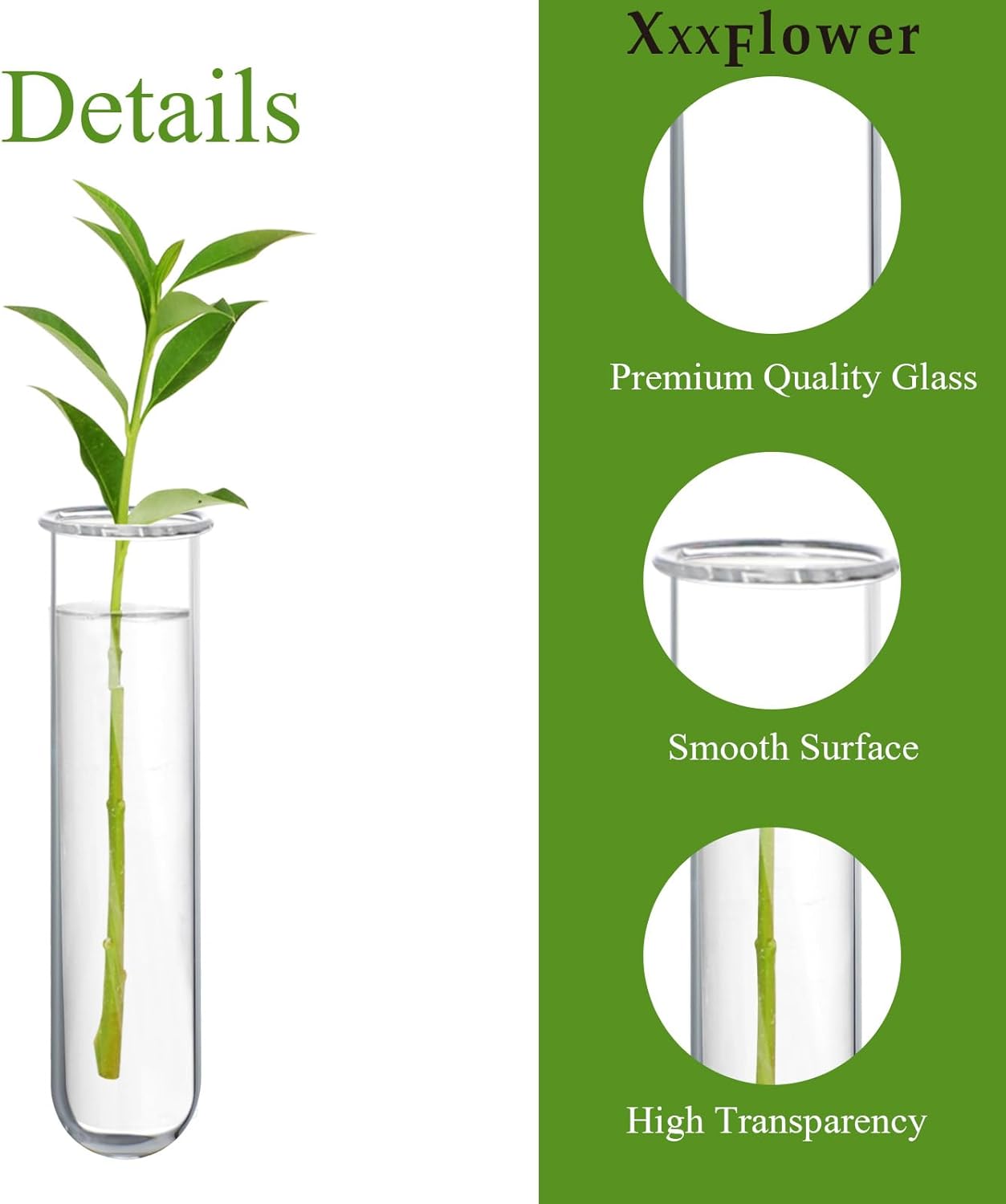 XXXFLOWER Glass Propagation Stations Accessories+ Wall Hanging Propagation Station