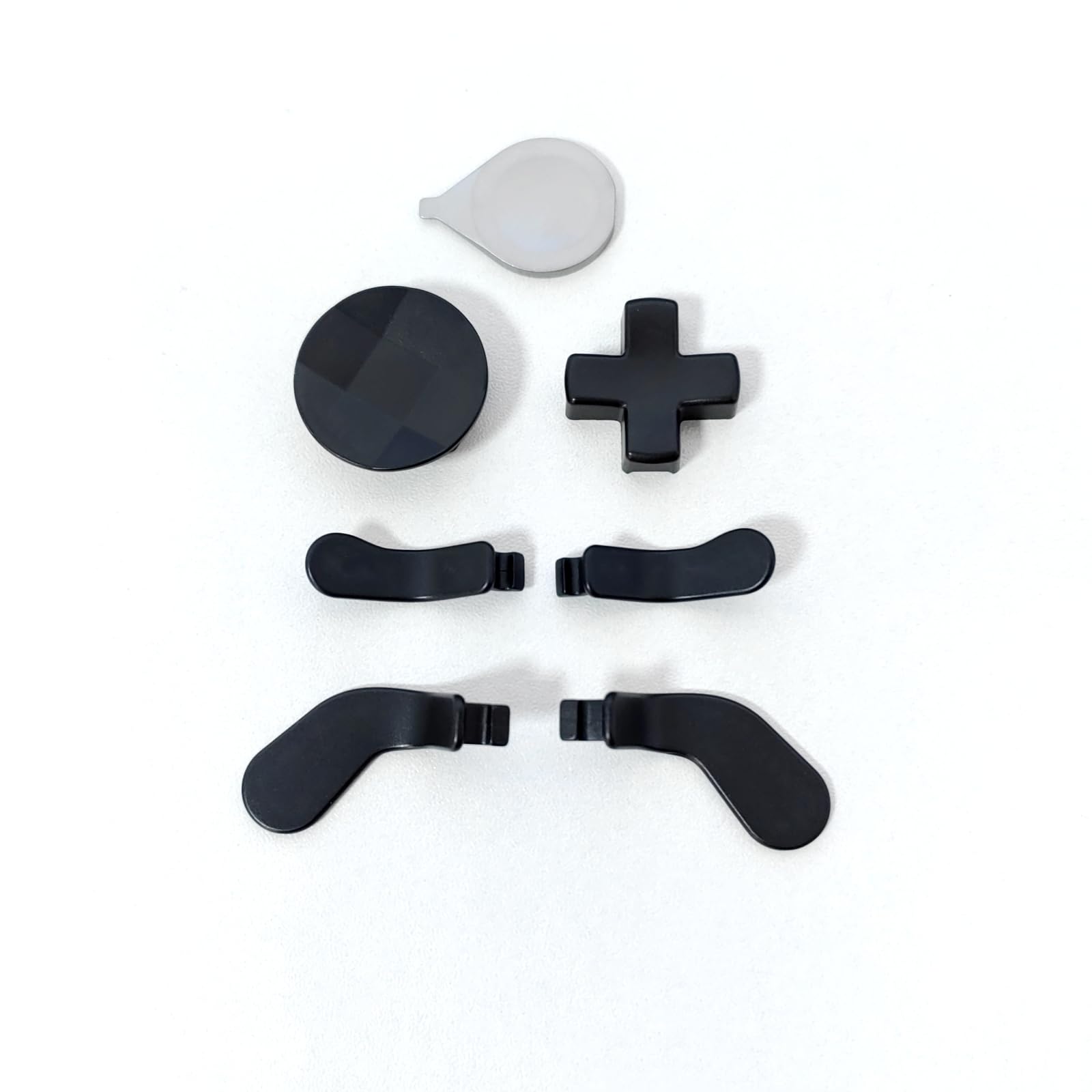 Levette in Metallo per Xbox Elite Series 2 Controller, 13 in 1 Accessori Sostituzione di 6 Joystick 4 Pagaie Posteriori 2 D-Pads con 1 Strumento di Regolazione, Nero