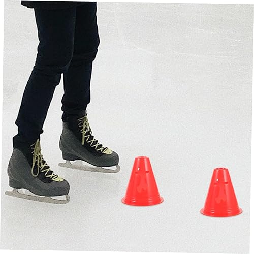 Miniatura 4 de 20 piezas de conos deportivos pequeños a prueba de viento para fútbol, fútbol, patinaje sobre ruedas, entrenamiento de agilidad, marcadores altos