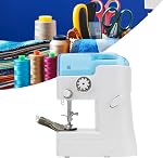 Small Sewing Machine, Battery Operated ABS Mini Sewing Machine for Crafts