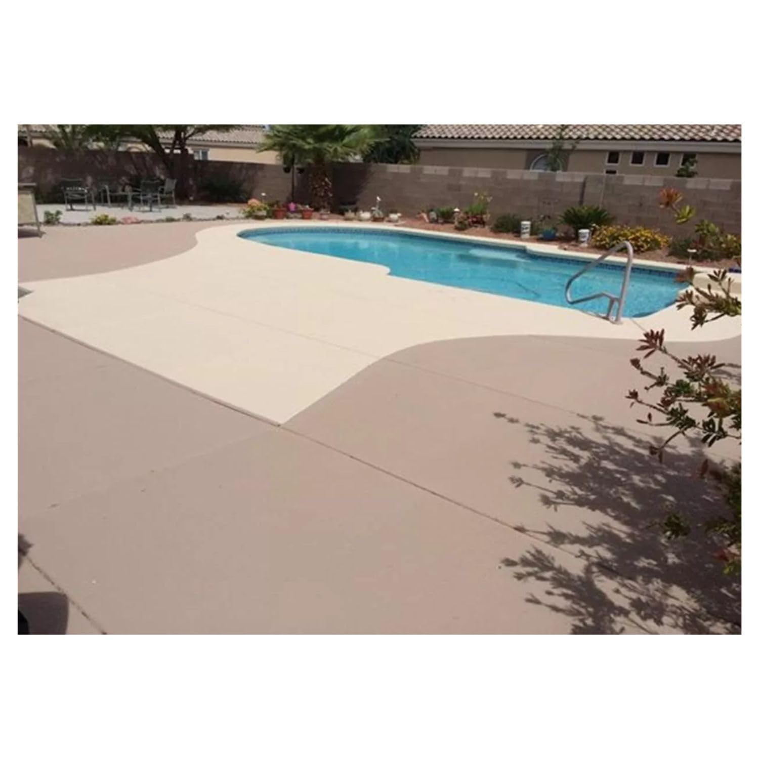 Generico Peinture pour Piscines et Sols en Béton, Haute Résistance (10 Kg) (RAL 7032)