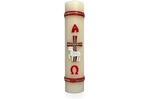 7" x 1.5" Cirio Paschal Candle, Ivory