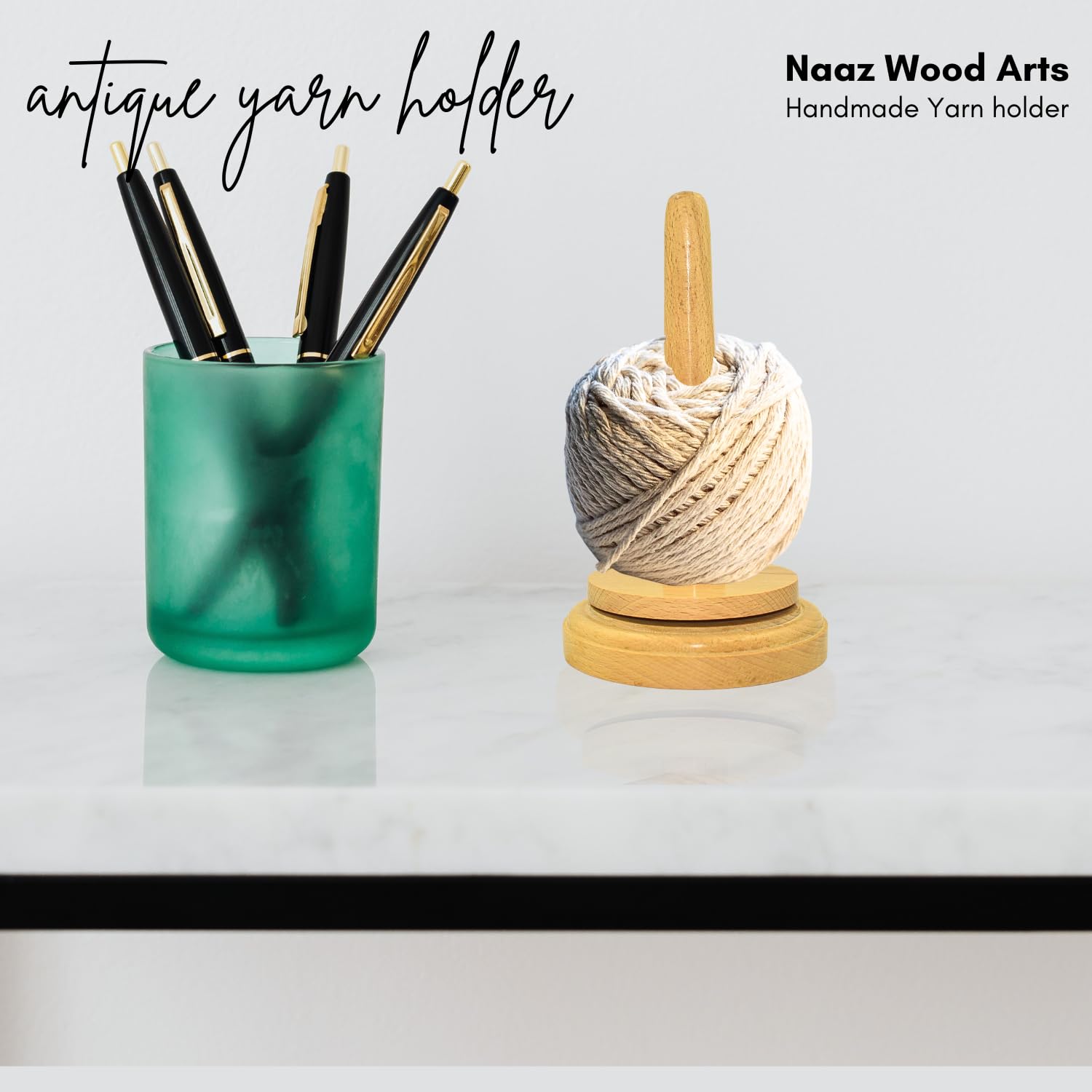 Uchwyt do przędzy drzewnej z mechanizmem skręcania, klasyczny