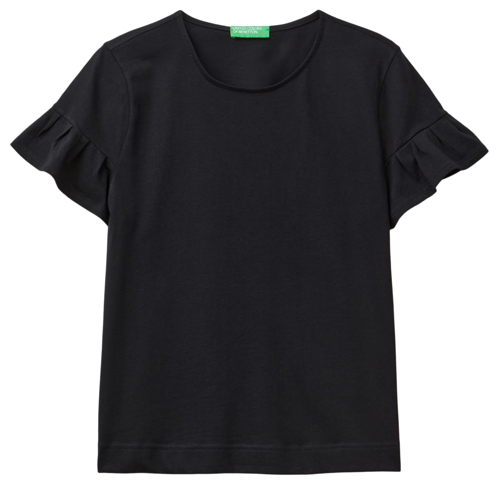 United Colors of Benetton Women's 3096d107t t-Shirt, Black, M