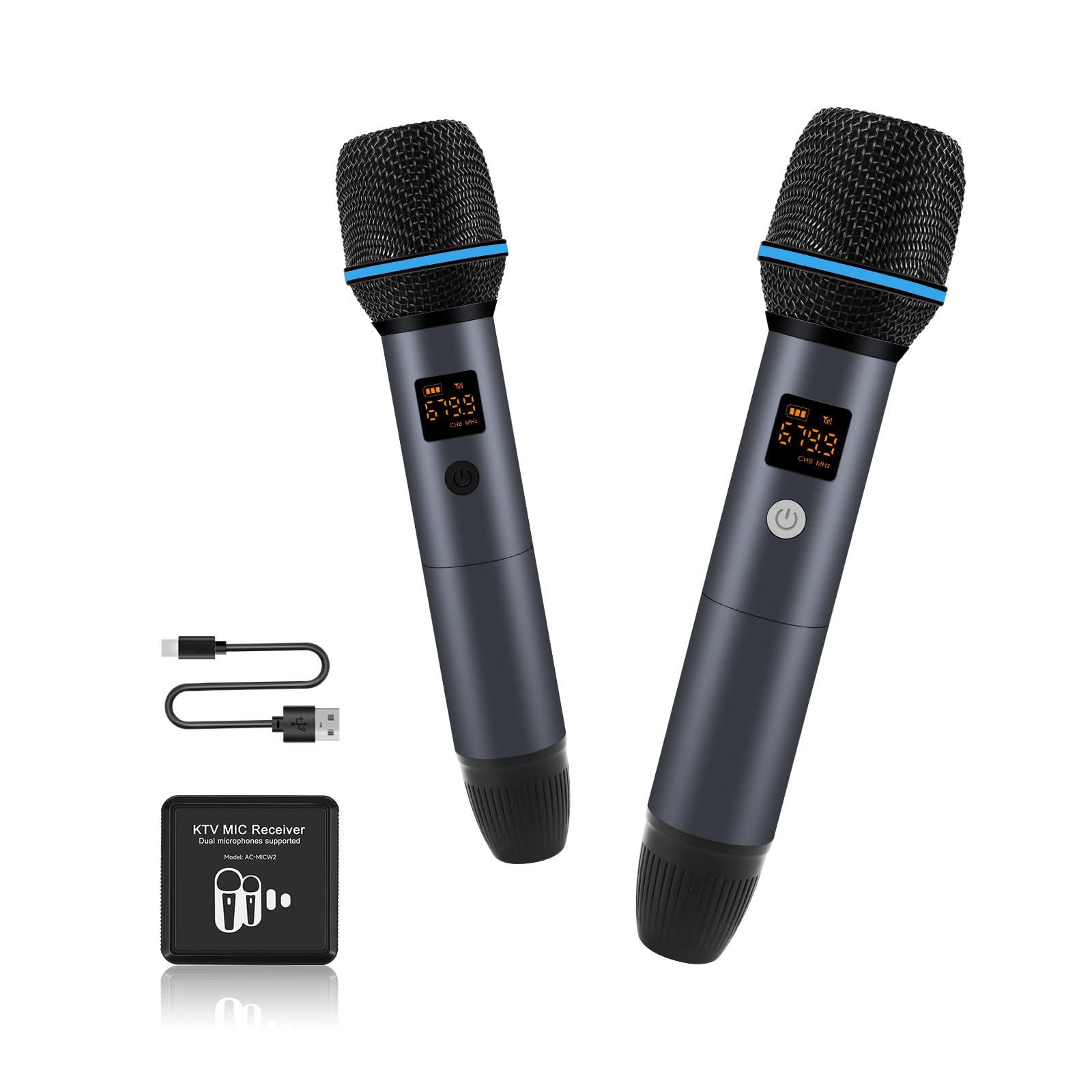 Amazon.co.jp: ATOTOEXCEL ワイヤレスマイクキット｜デュアル