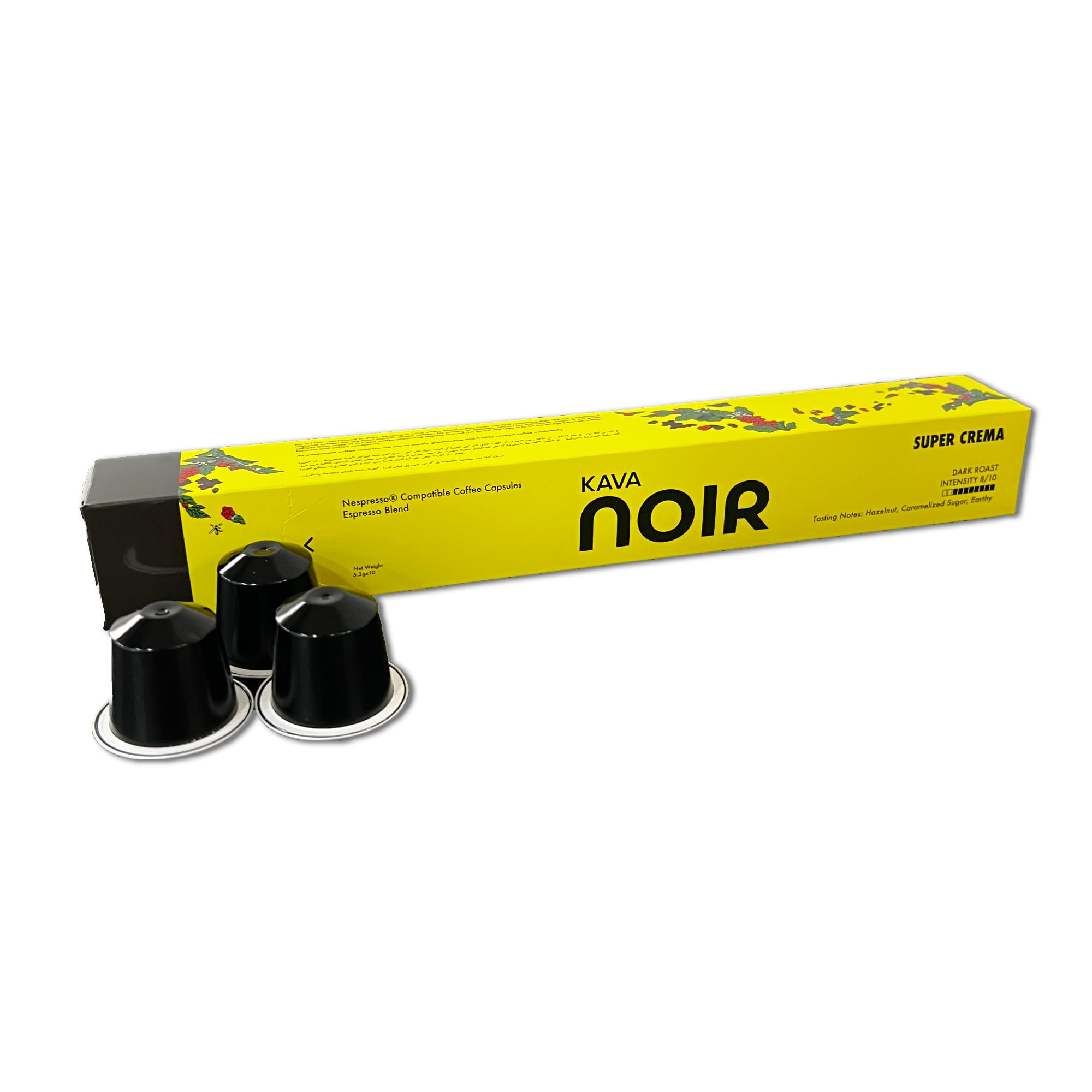 Super Crema Nespresso Compatible Coffee Capsules (Pack of 10)