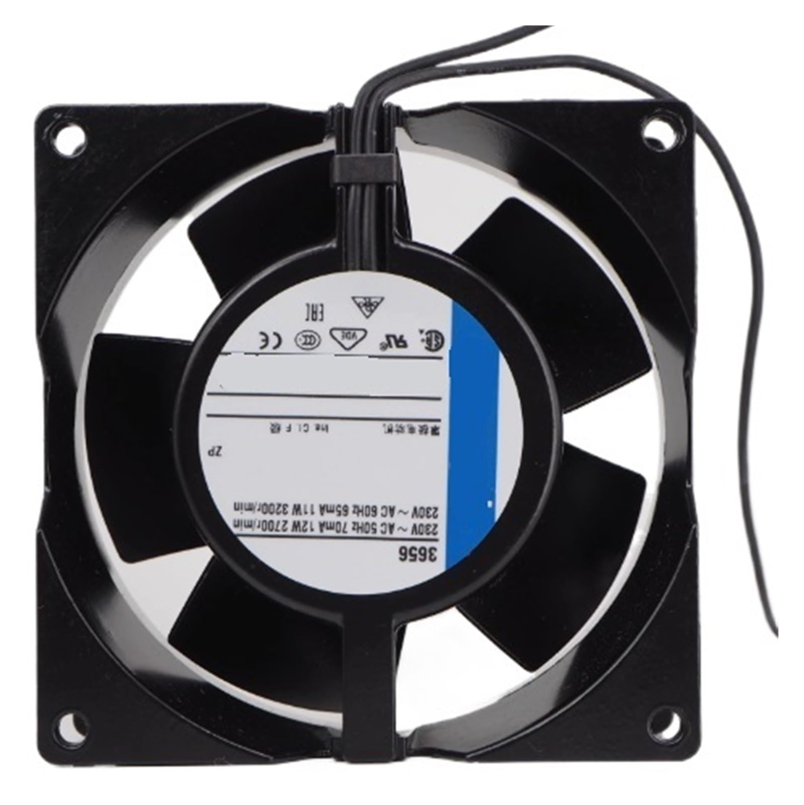 YMUGUEGH 3656 3950 92x92x38mm 9cm 230V AC 75m3/h 2700RPM Cooling Fan