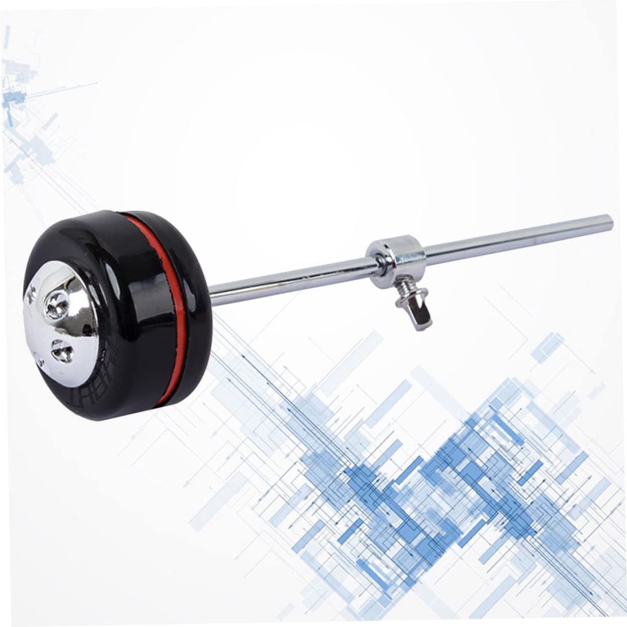 ifundom Wc38 Drum Kick Hammer Metal Percussion Drum Beater Silicone Head for Drum Kit