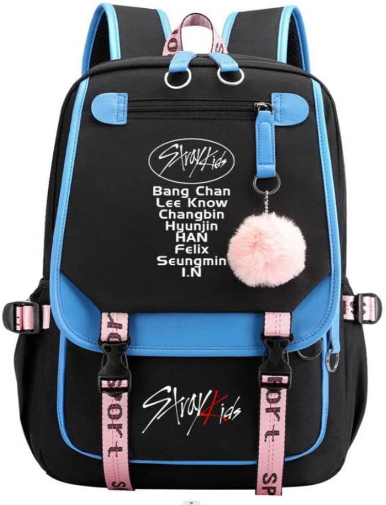 Stray Backpack Merch, Book Bag Casual Backpack (Pink1)
