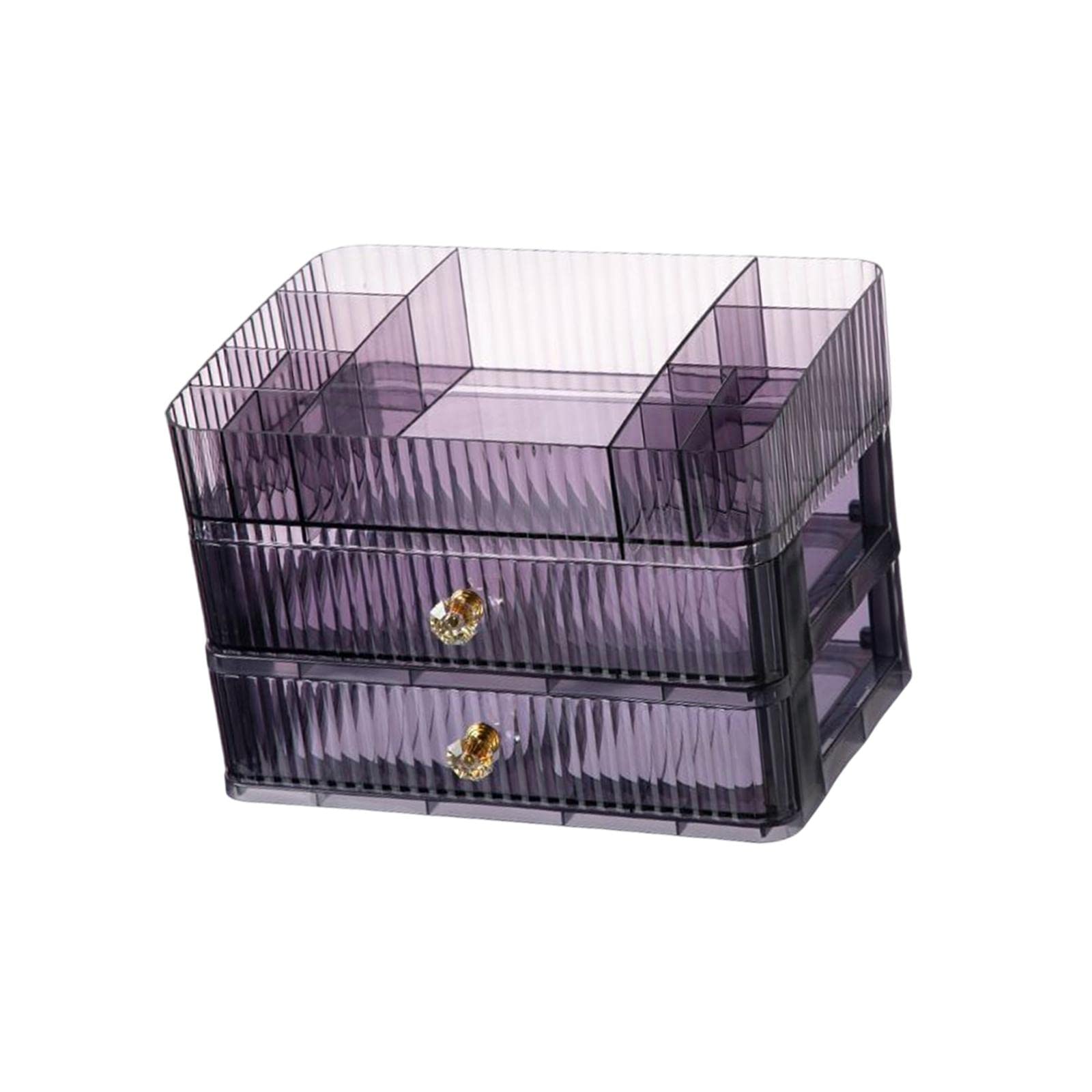 LOOM TREE® Makeup Cosmetic Organizer Cosmetic Display Lipstick Organizer for Desktop 3 Tier Violet | Household Supplies & Cleaning | Home Organization | Storage Boxes 4