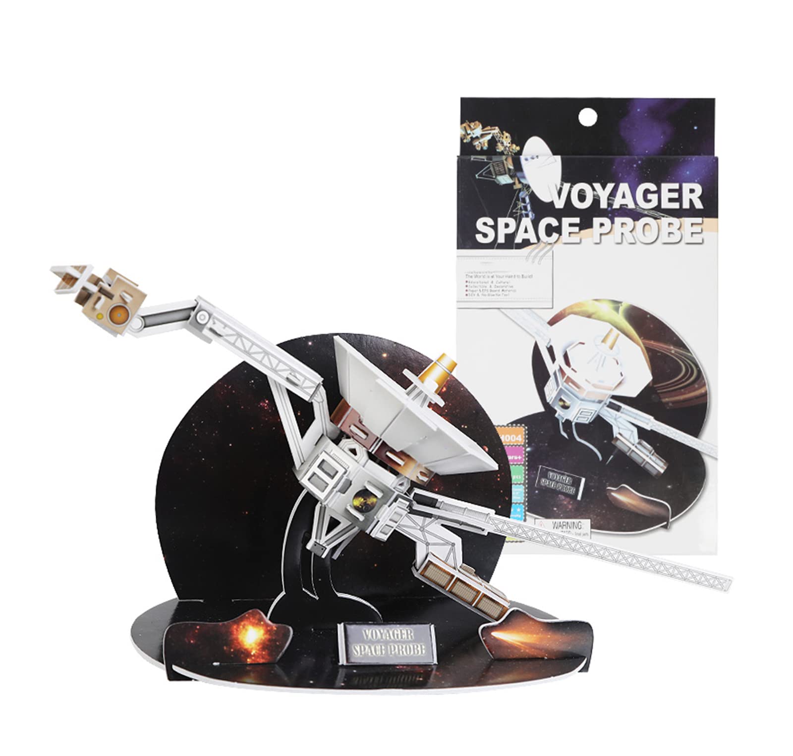 Voyager probe, outer galaxy space probe 3D three-dimensional puzzle model kit DIY paper bottle assembly toy