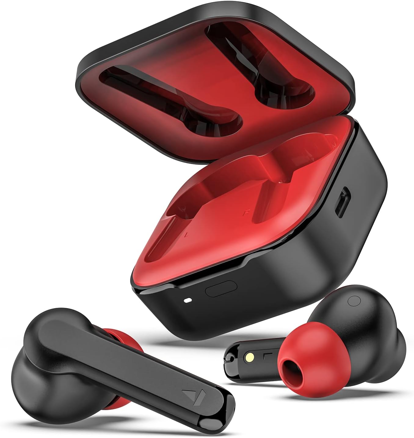 Airdopes 458 TWS Wireless Earbuds with Spatial Bionic Sound by THX,in Ear, Enx Tech, 30H Playtime, Beast Mode, Signature Sound, ASAP Charge,IPX5,Touch Control(Active Black)