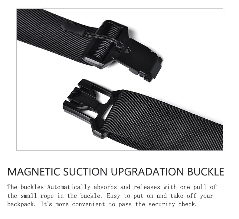 Trendy Montage Crossbody Bags for wen women, Upgrade Buckle Hiking Daypack, Waterproof Sling Chest Bag Backpack3