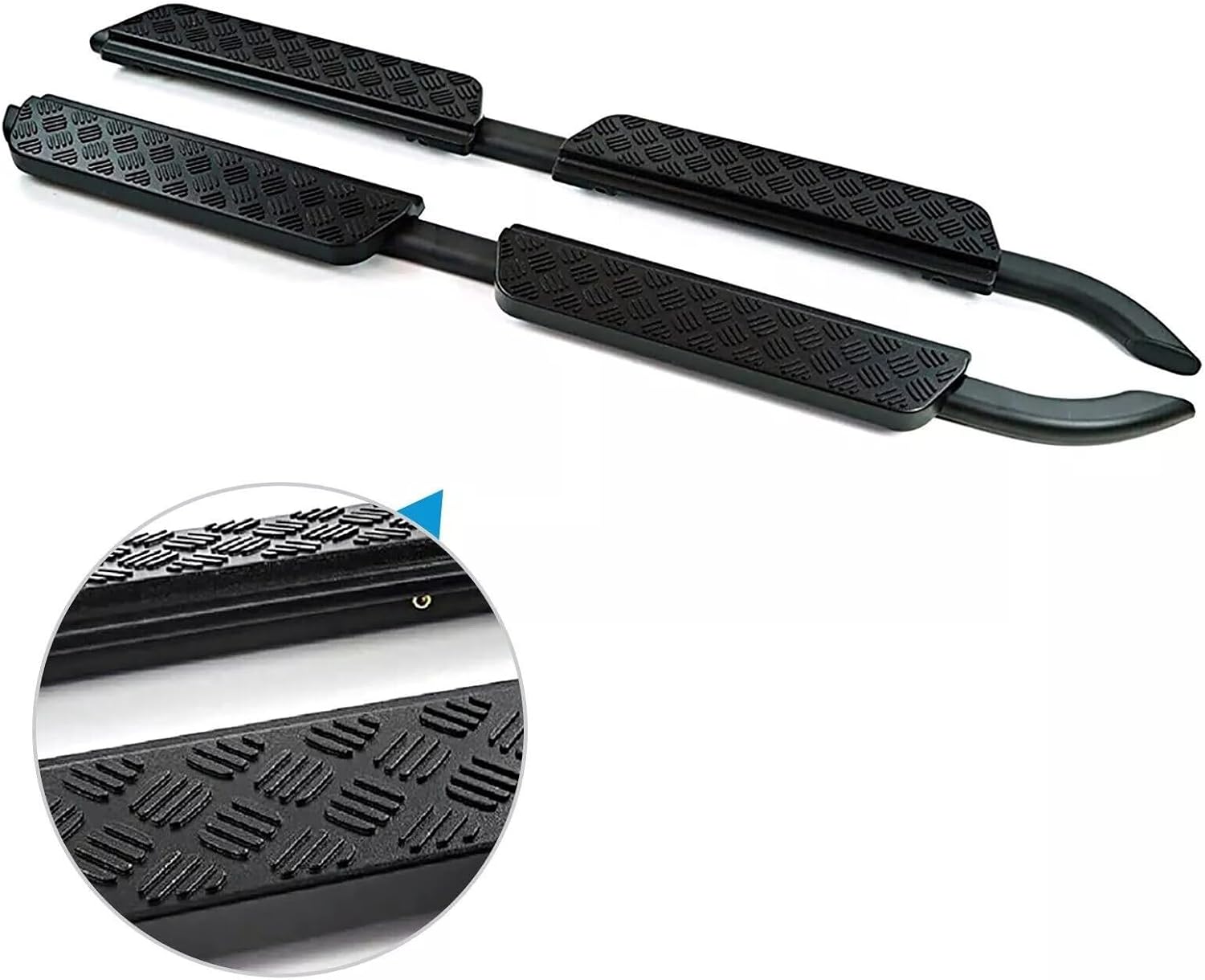 2PCS Aluminum Running Boards Side Steps Nerf Bars Fit for Land Rover Defender 110 2021-2026 4 Door Side Steps Running Boards Nerf Bars