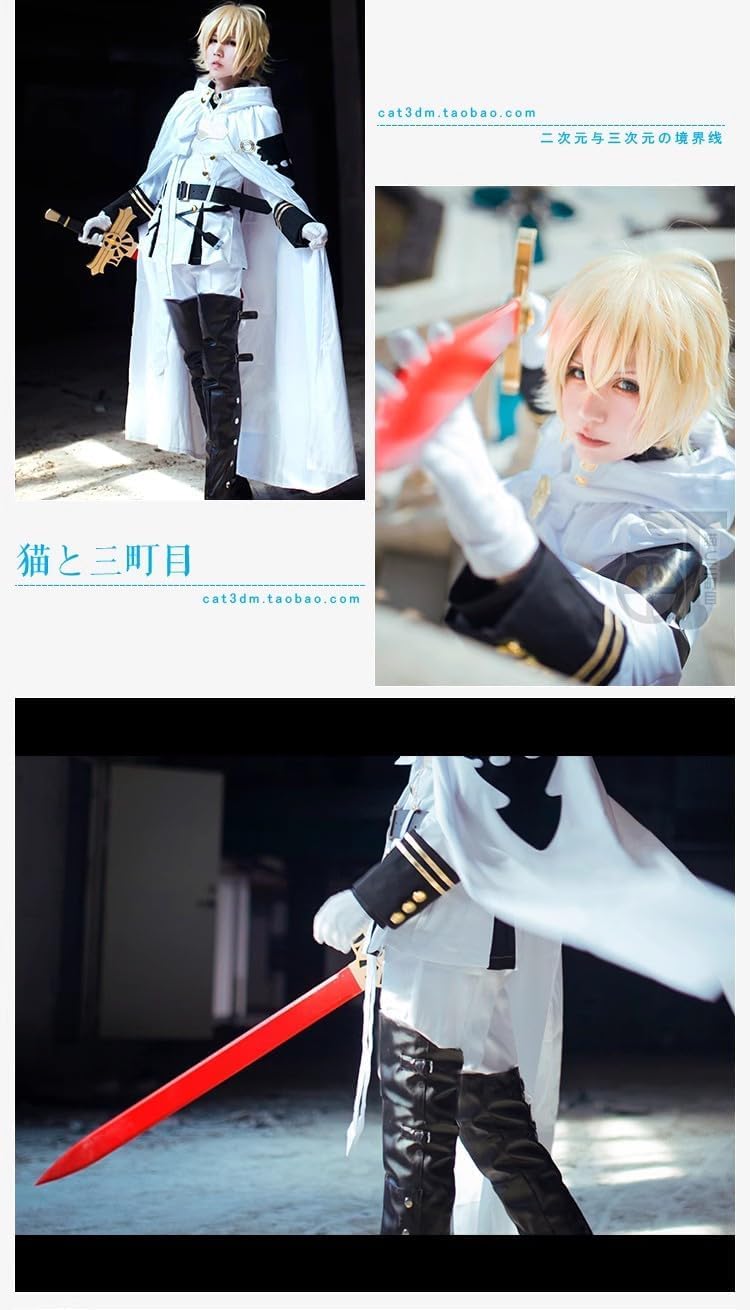 Amazon.co.jp: 終わりのセラフ 百夜ミカエラ コスプレ衣装 ウイッグ