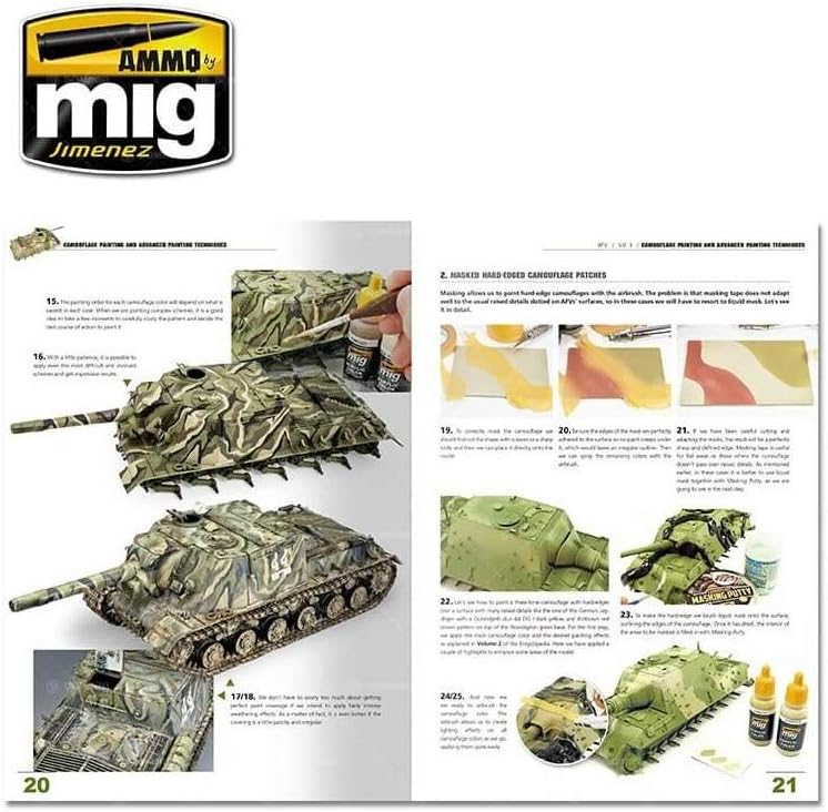 AMMO MIG-6152 Encyclopedia of Armour Modelling Techniques Vol. 3-Camouflage English, Multicolour