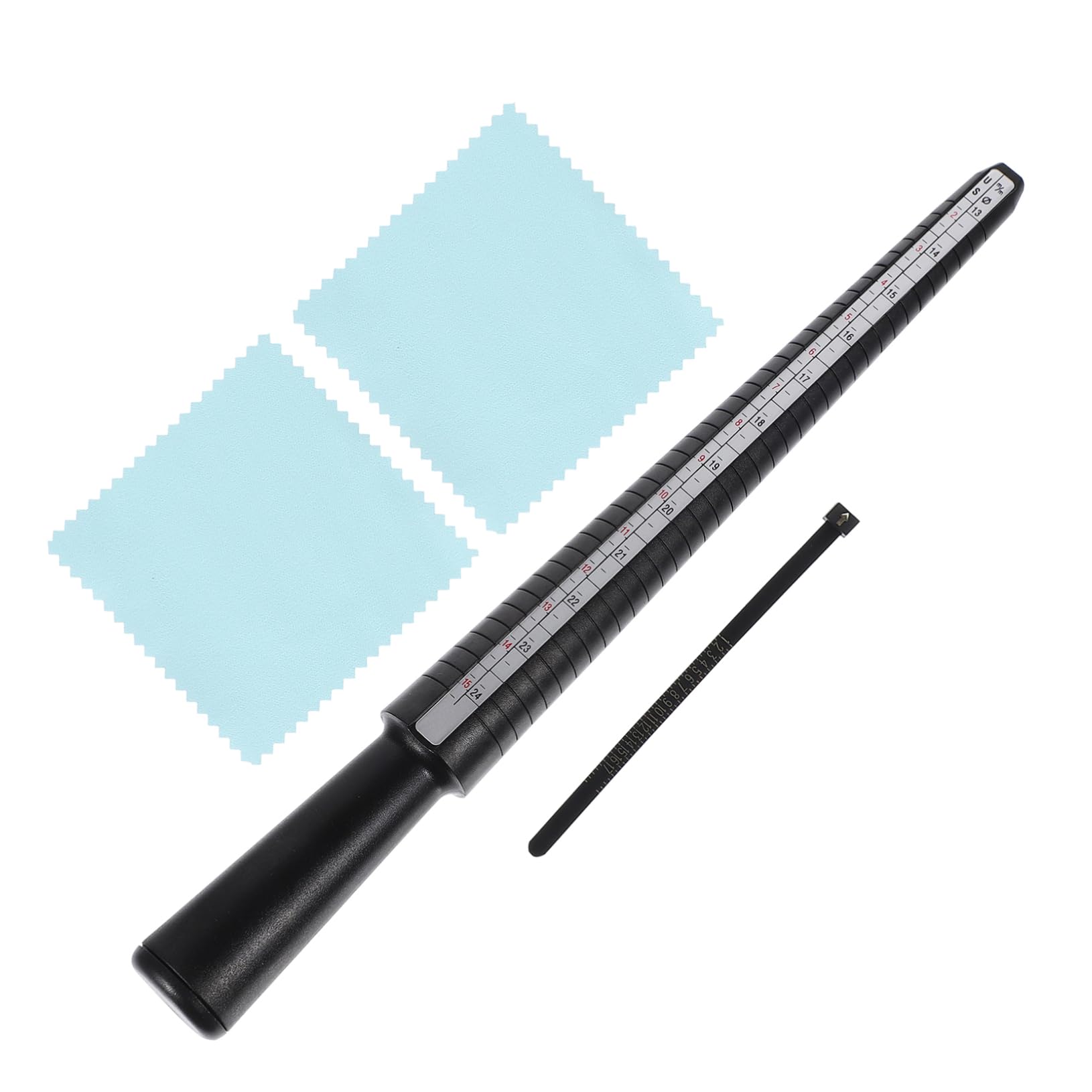 Veemoon Ccurate Ring Size Measurement 2 Sets Ring Measuring Set US Size Ruler Ring Gauge Sizer for Occasions