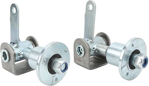 Miniatura 9 de Nudillo de dirección, Kart puntal de dirección delantera, husillo de nudillo, 0.669 in 3 pernos rueda delantera buje de rodamiento brida de