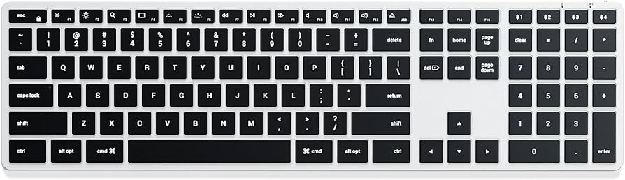Amazon.com: Satechi Slim X3 Bluetooth Backlit Keyboard for Mac