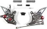 Vista 1 de Arashi (Versión 2.0) Estriberas traseras ajustables para SUZUKI SV650 SV650S SV650X 2016-2023 Accesorios de motocicleta Estriberas reposapiés juego
