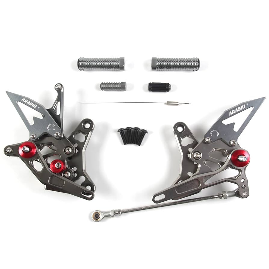 Arashi(Version 2.0) Adjustable Rearsets for Suzuki SV650