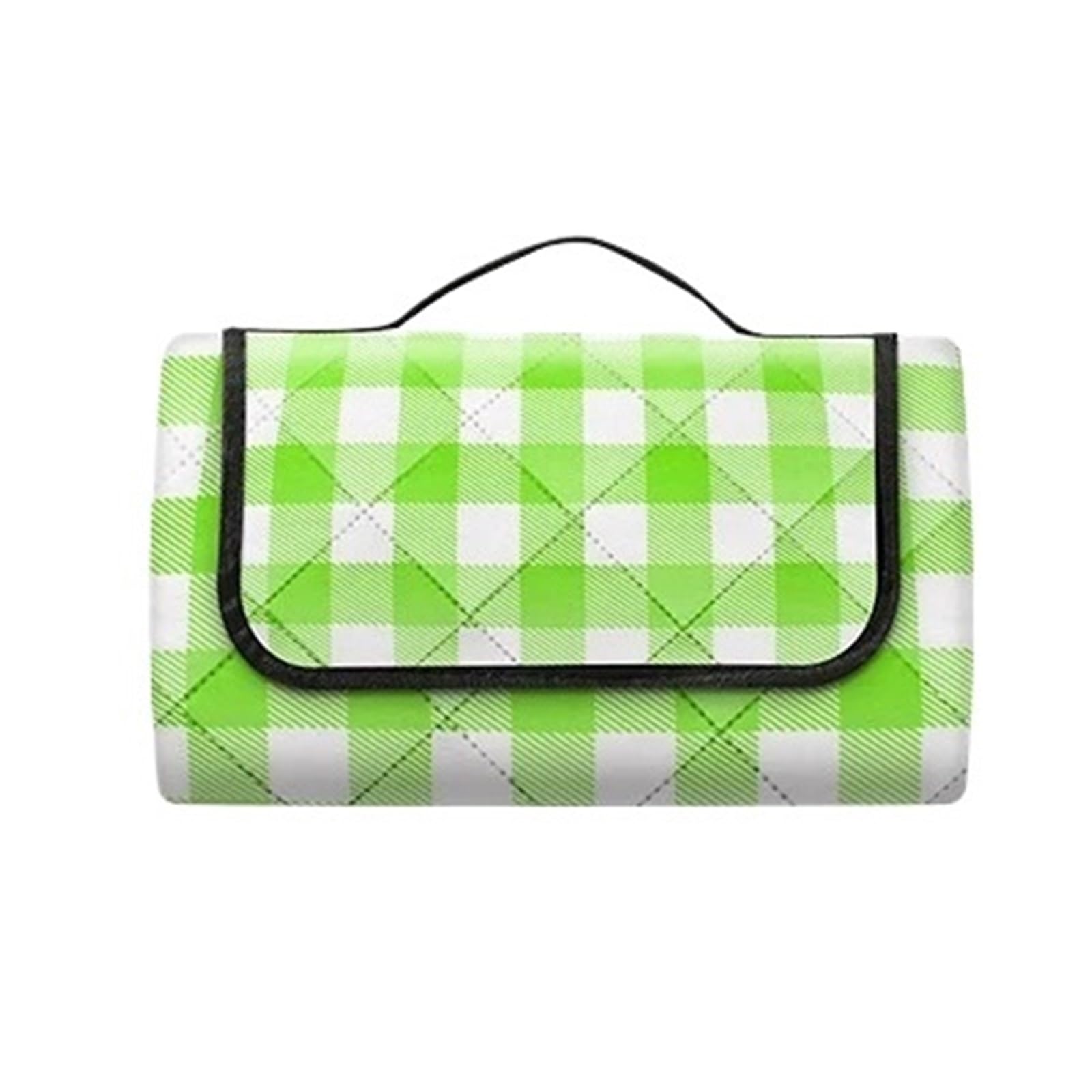 TRALOW - Tapis d'extérieur lavable et portable - Couverture de pique-nique imperméable pour camping, randonnée et plage (vert, 200 x 200 cm)