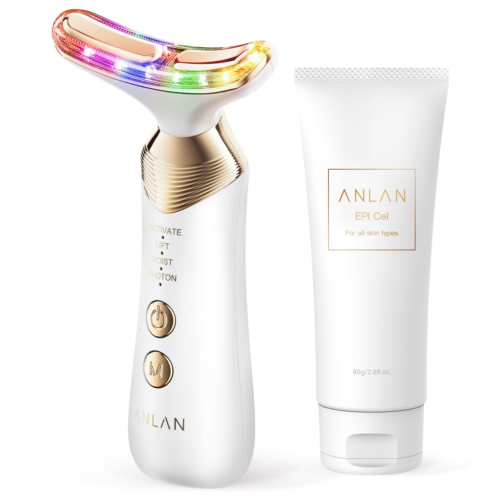 Amazon.co.jp: ANLAN 美顔器 かっさ リフトケア EMS 美顔ローラー 温熱