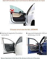 Vista 6 de Pantalla para ventana delantera de coches compactos y SUV para acampar, protección solar para ventanas delanteras, cubiertas de privacidad