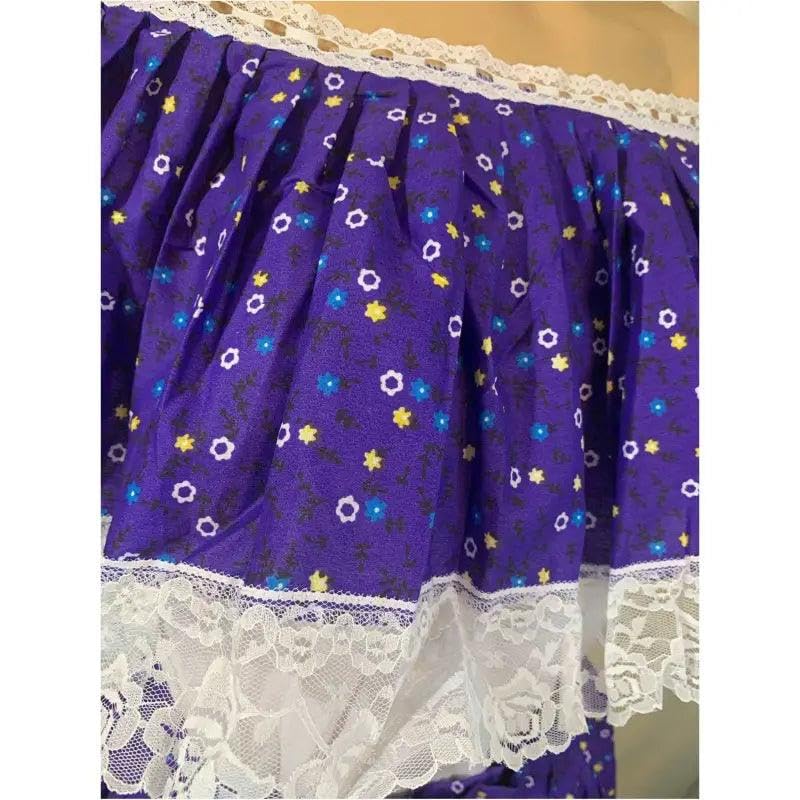 Pollera de Zaraza - Traditional Panamanian Dress (Montuno Style)2