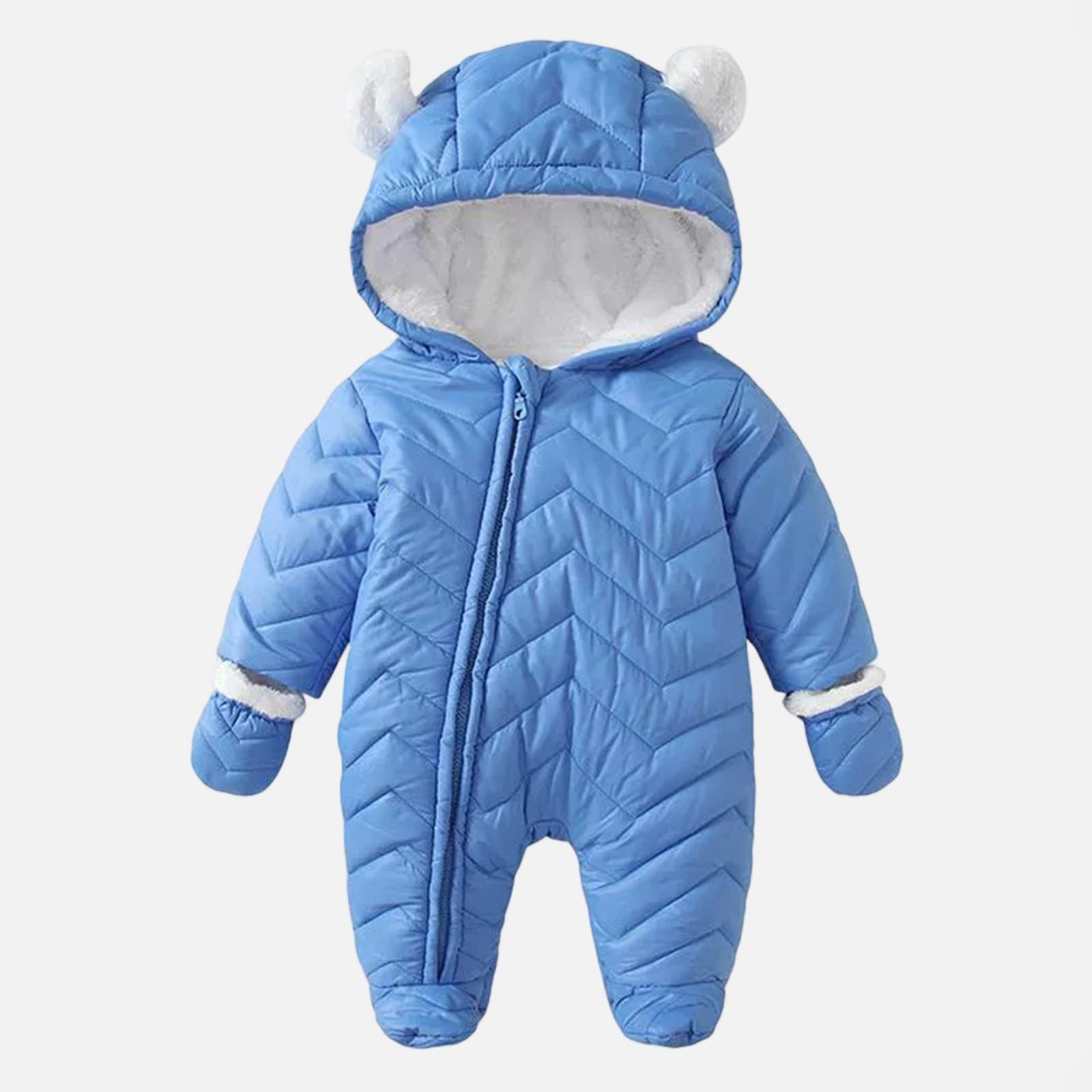 Jumpsuit Babystrampler Langarm Body Winter Strampler Atmungsaktiv Bequem Baby Bodysuit Neutral Schlafstrampler Schlafanzug Mit Aufdruck Weich Baumwolle Warm