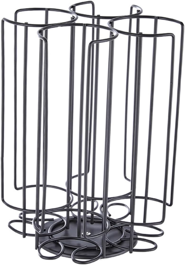 PRETYZOOM 1pc Coffee Capsule Holder Rotating Storage Rack for Coffee Capsules Compact Organizer for Kitchen and Office Design Space-saving Display Shelf