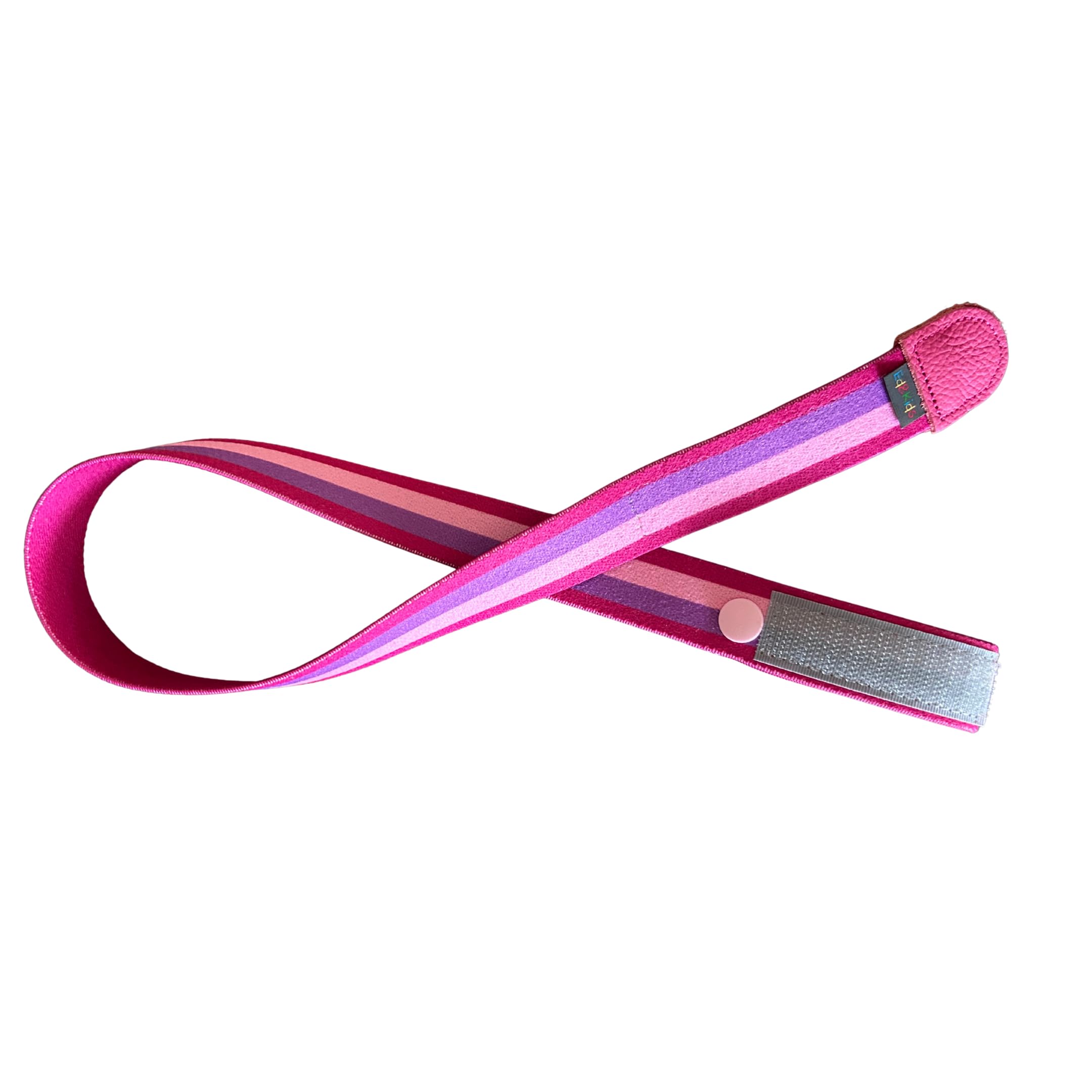 Ed&Kids Kindergürtel ohne Schnalle Streifen pink