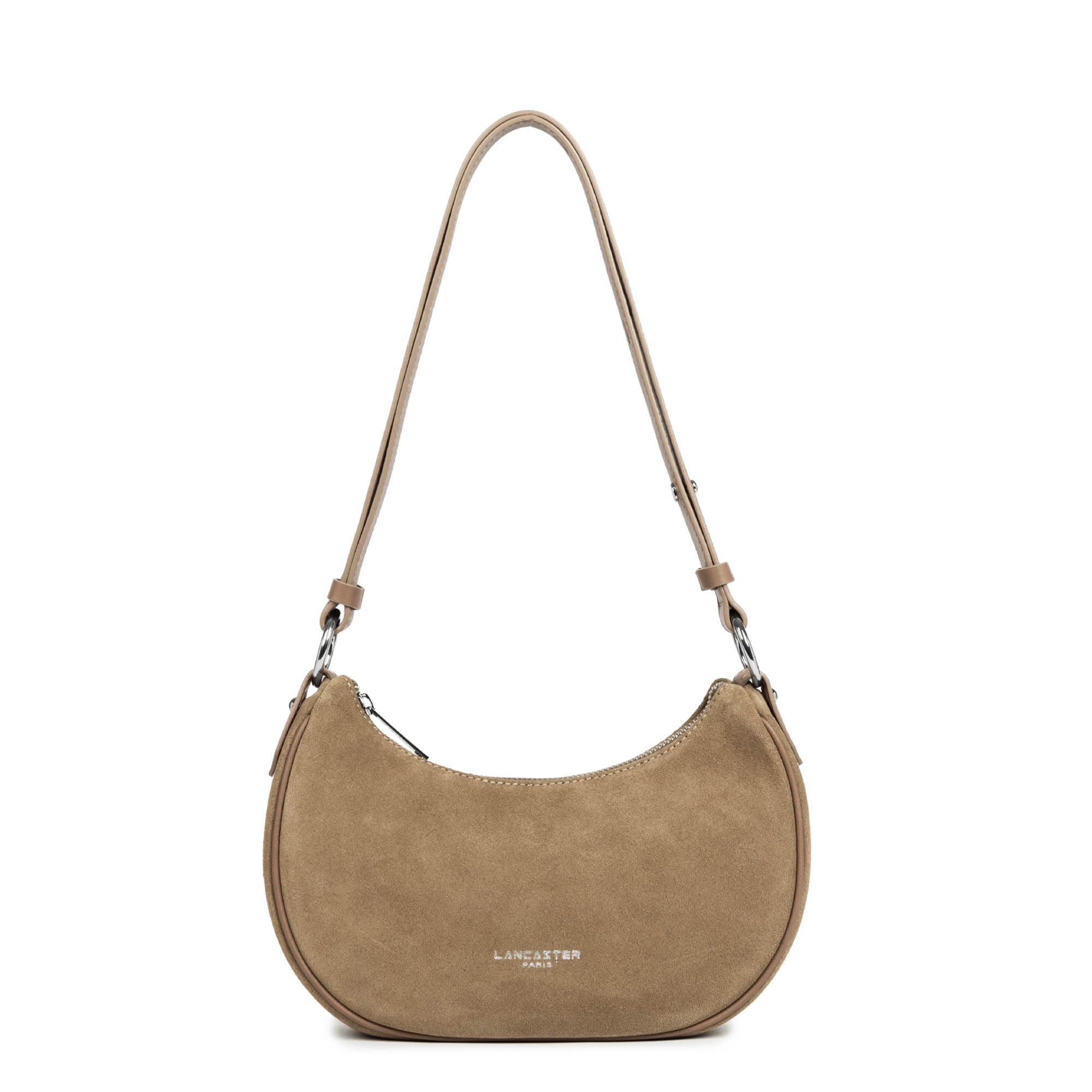 LANCASTER | Camoscio - Borsa piccola in pelle bovina effetto velluto sabbia