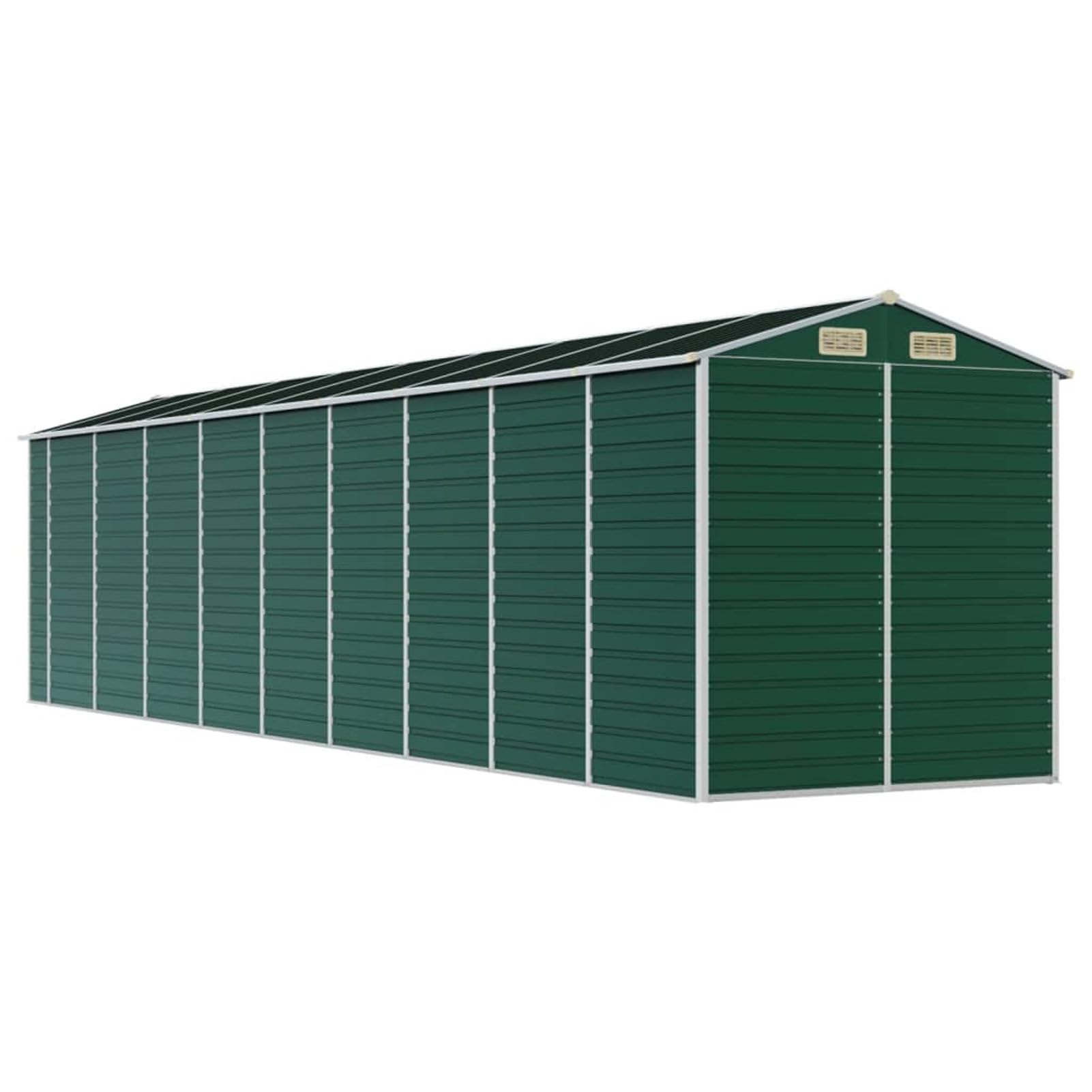 ShGaxin Zielony domek ogrodowy 191x810x198 cm stal ocynkowana, domek ogrodowy, domek do przechowywania ogrodu, domek na narzędzia ogrodowe