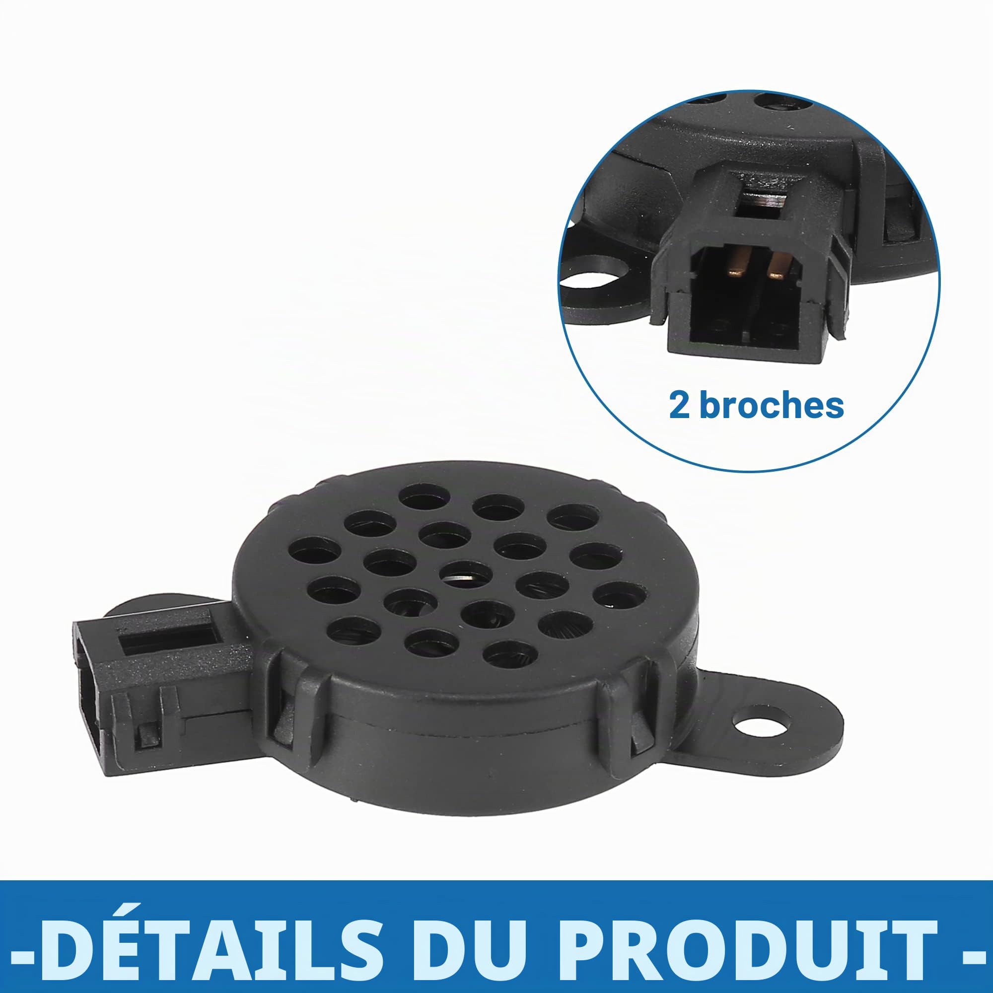 A ABSOPRO Voiture Avertisseur Sonore Assistance Stationnement 3W83-15K864-AA pour Ford