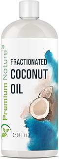 Premium Nature Fractionated Coconut Oil Massage Oil Carrier Oil for Essential Oils Mixing Dry Skin Moisturizer Fractionate...