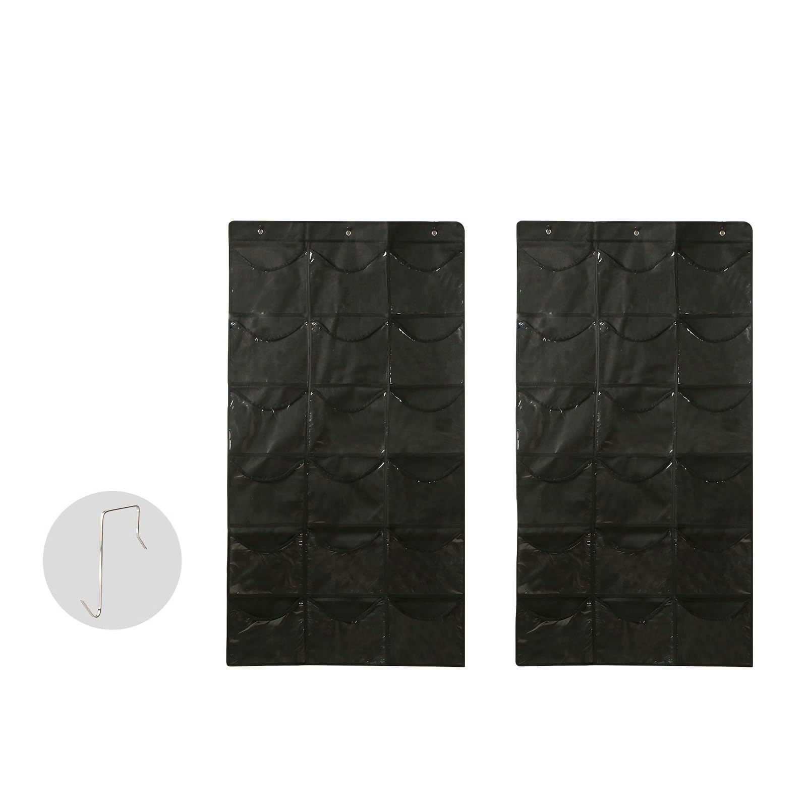 Kaeltsyn Flexible 18 Section Door Attached Storage Bag in Strong Fabric for Clean and Orderly Living Areas Multi Purpose Planner