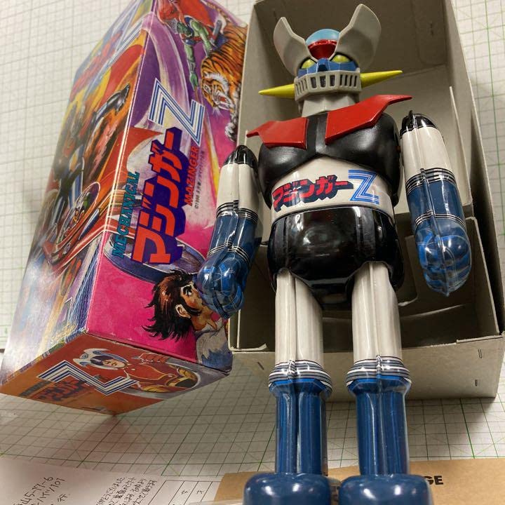 Amazon.co.jp: 1998年製1000体限定永井豪マジンガーZのブリキゼンマイ 
