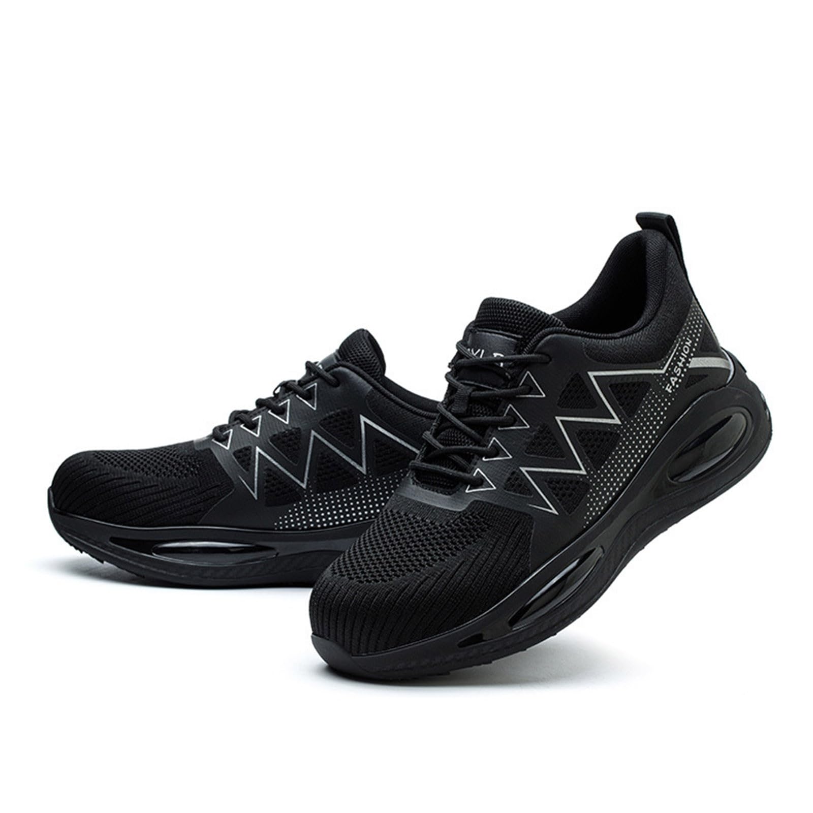 Zapatos de trabajo para hombre y mujer, ligeros, deportivos, transpirables, con cierre de rosca, zapatos de protección, antideslizantes, para cocina, sin deslizamientos, para camareros, deportivos