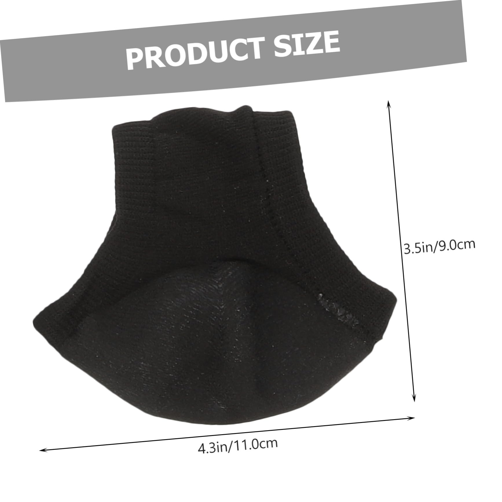 VICASKY Prevent Dry Cracked Heels Gel Heel Socks Toe Topper Socks for Long Standing