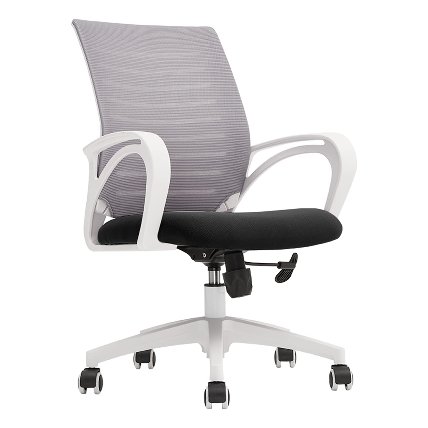 Chaise de bureau à dossier moyen réglable pour soulager le dos au quotidien