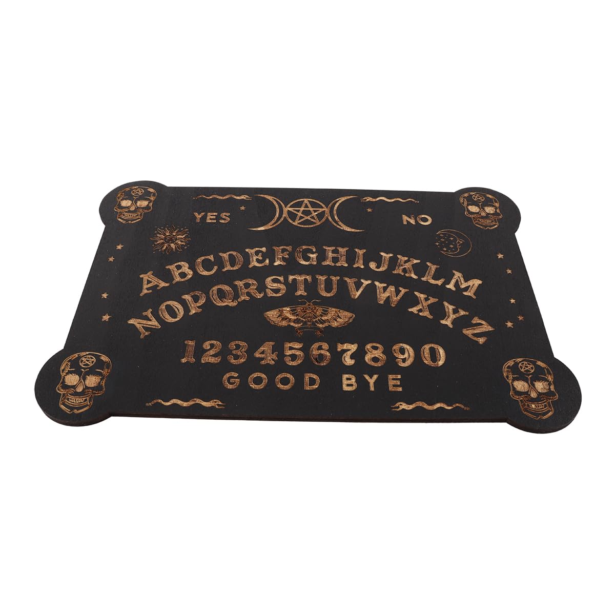 Set Di Tavole Ouija Nere in Legno, Classiche Tavole Parlanti Con Planchette, Tavola Degli Spiriti Con Messaggi Metafisici, Regali Wiccan Per Forniture Di Stregoneria