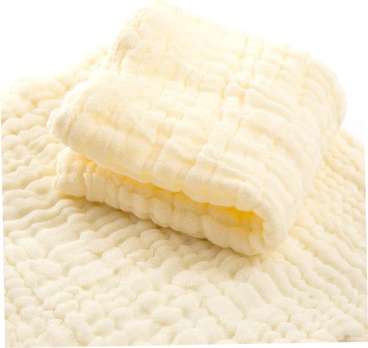 6Pcs Multi Function Cotton Saliva Towels Six Gauze Kerchief Soft Handkerchiefs for Drooling Unisex Random Colors Random Color