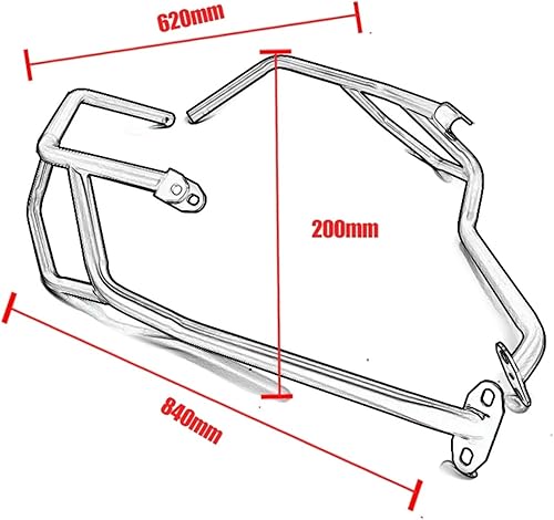 Miniatura 2 de Compatible with TRK502 TRK 502 X TRK 502X BJ500GSA 2021-2023 Protection Motorcycle Engine Guard Bumper Highway TRK502X Crash Bar (Size