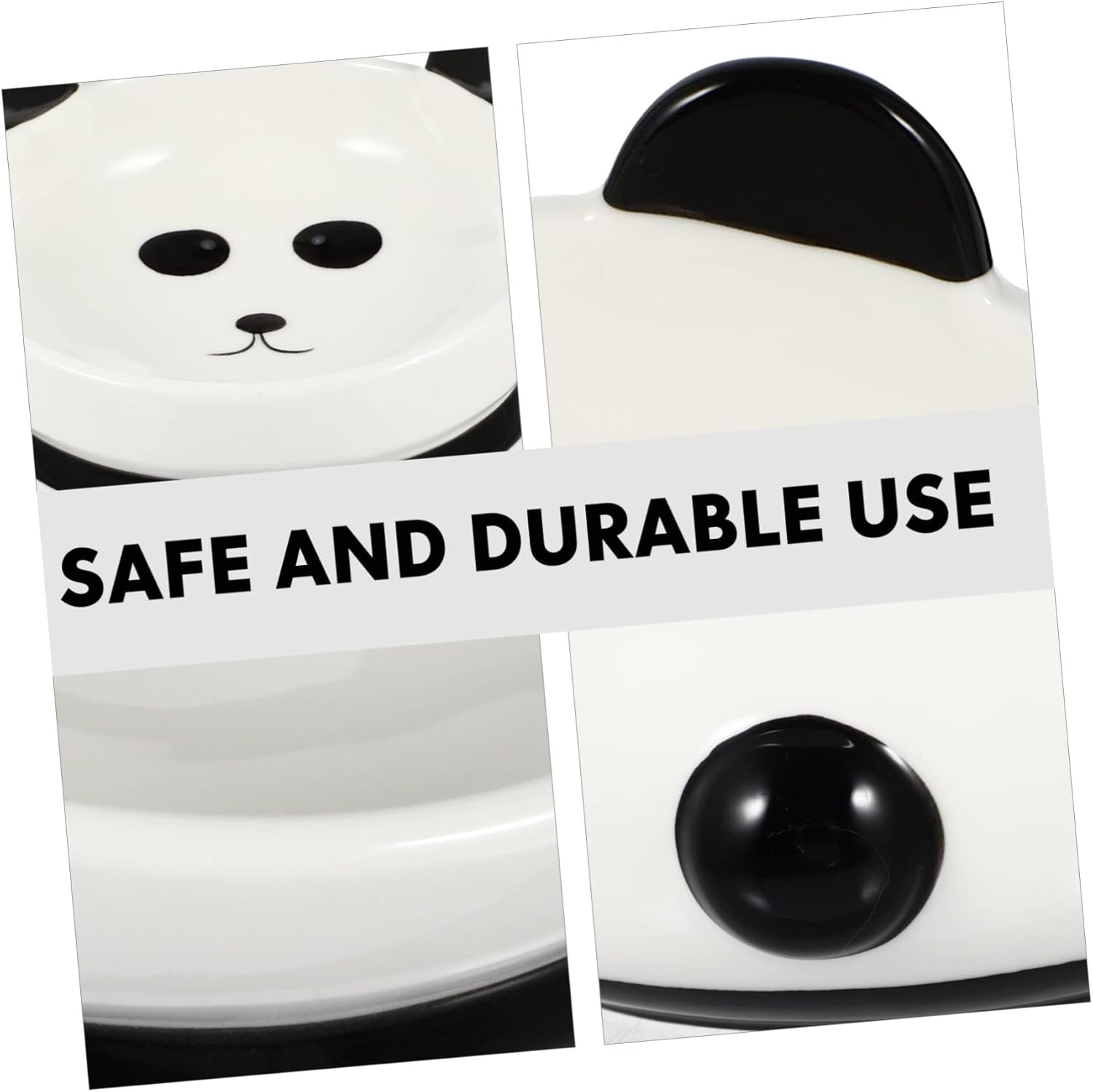 BESPORTBLE Ceramic Cat Bowl Pet Bowl Capacity for Kitten Puppy Easy Clean User-Friendly Design