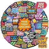 SigyoJeom 300PCS Motivational Stickers, Waterproof Inspirational Vinyl Stickers, Positive Affirmation & Encouraging Quote Decals for Laptops Water Bottles Vision Board Supplies