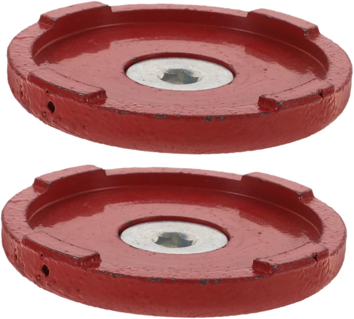 Cabilock Dual Pump Jack Caster Wheel Dock Wheel Stopper 2pcs Chock Stabilizer for Rvs Camping Trailers Trailer Tongue