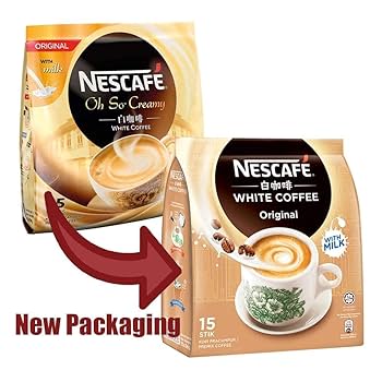 Amazon | 4パックNescafeホワイトコーヒーOriginal with Milk